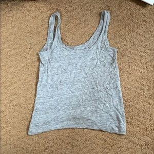 J crew linen tank top